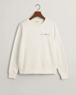 Archive Shield Print Crew Neck Sweatshirt