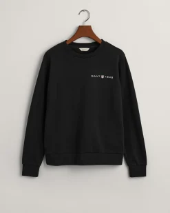 Archive Shield Print Crew Neck Sweatshirt