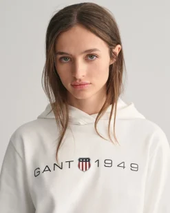 Archive Shield Print Hoodie