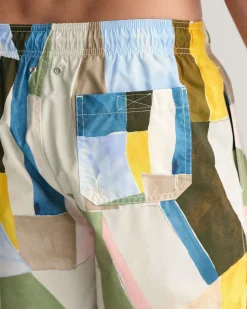 Art Print Swim Shorts