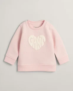 Baby Heart Graphic Crew Neck Sweatshirt