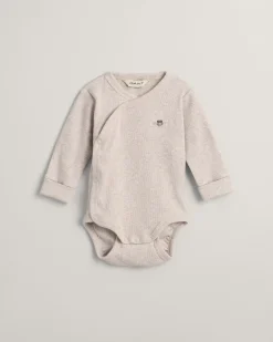 Baby Shield Ribbed Wrap Bodysuit