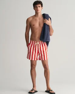Block Striped Swim Shorts