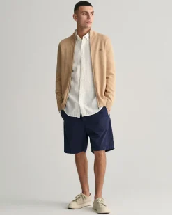 Casual Cotton Zip Cardigan