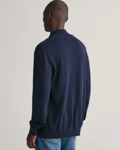 Casual Cotton Zip Cardigan