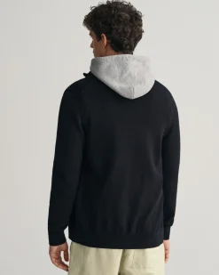 Casual Cotton Zip Cardigan