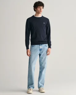 Classic Cotton Crew Neck Sweater