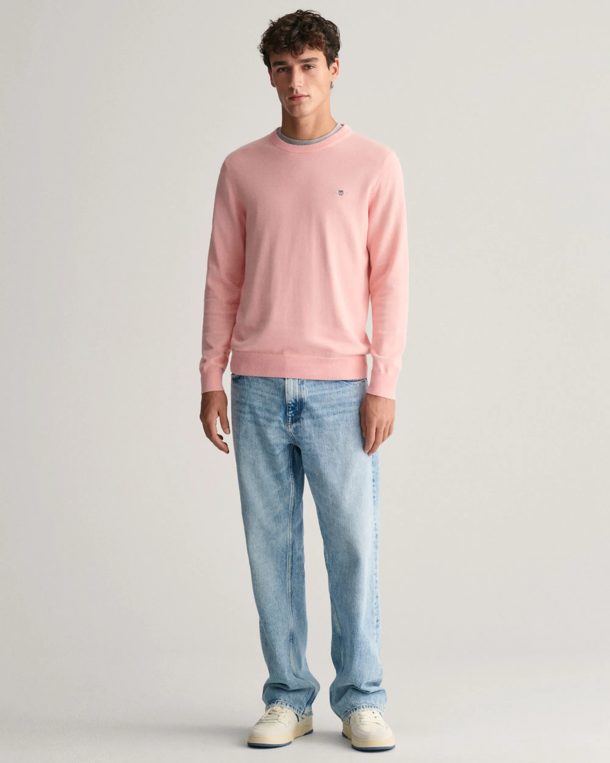 Classic Cotton Crew Neck Sweater