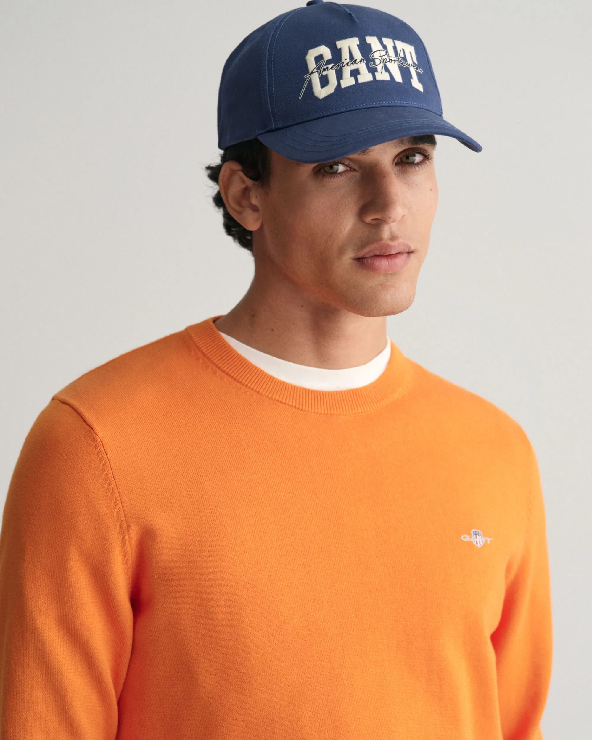 Classic Cotton Crew Neck Sweater