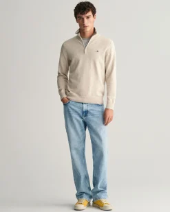 Classic Cotton Half-Zip Sweater