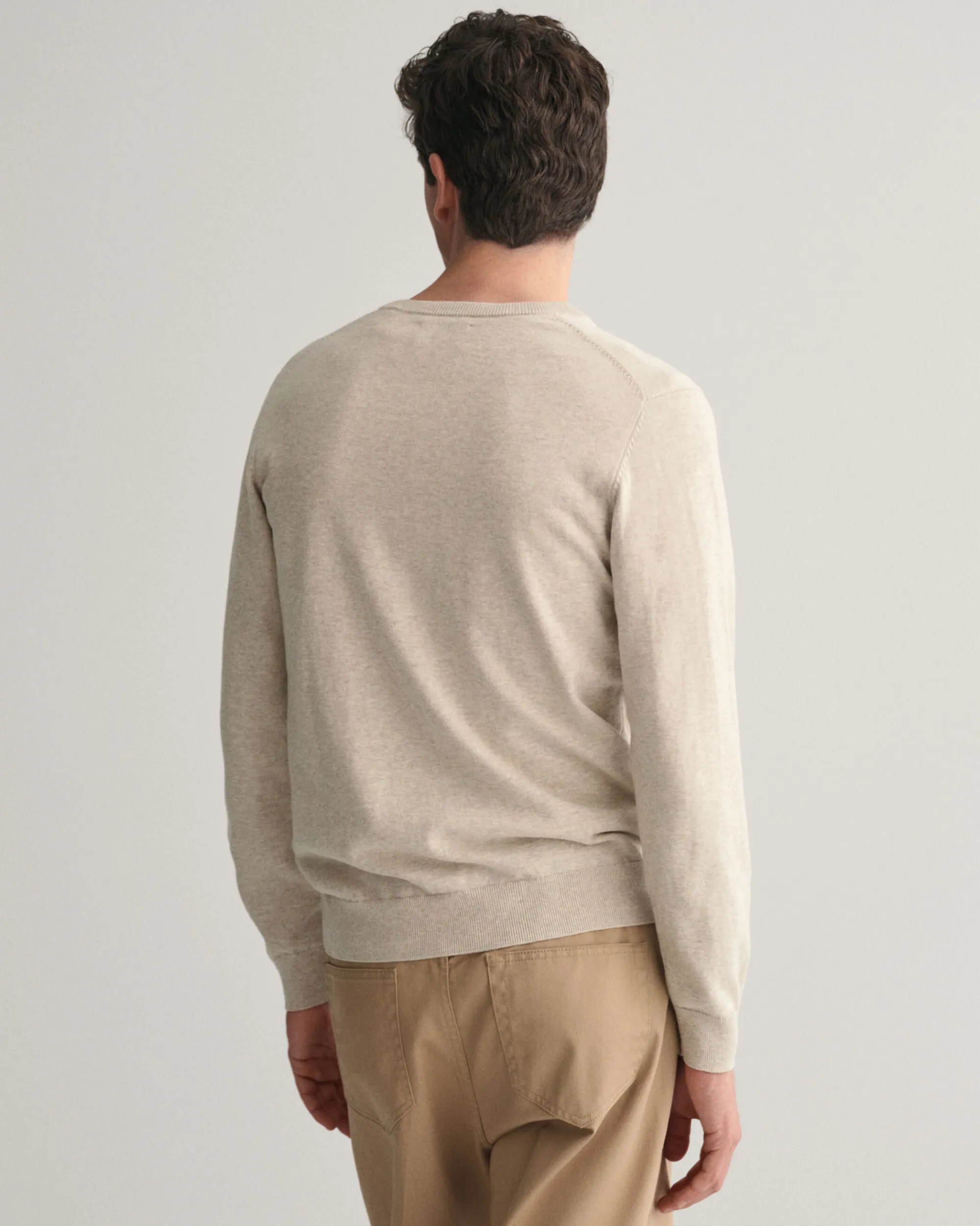 Classic Cotton V-Neck Sweater