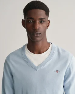 Classic Cotton V-Neck Sweater