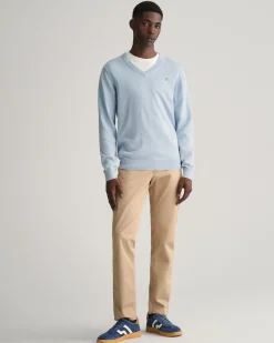 Classic Cotton V-Neck Sweater