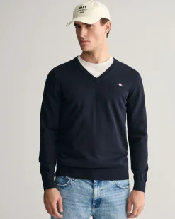 Classic Cotton V-Neck Sweater