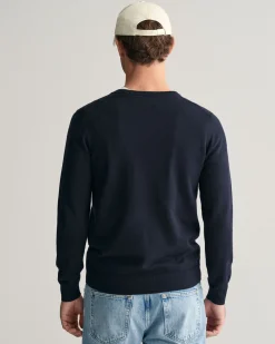 Classic Cotton V-Neck Sweater