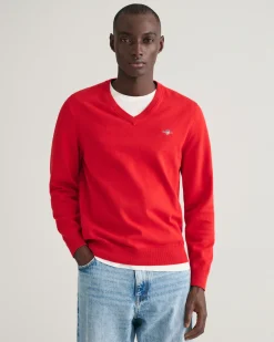Classic Cotton V-Neck Sweater