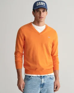 Classic Cotton V-Neck Sweater