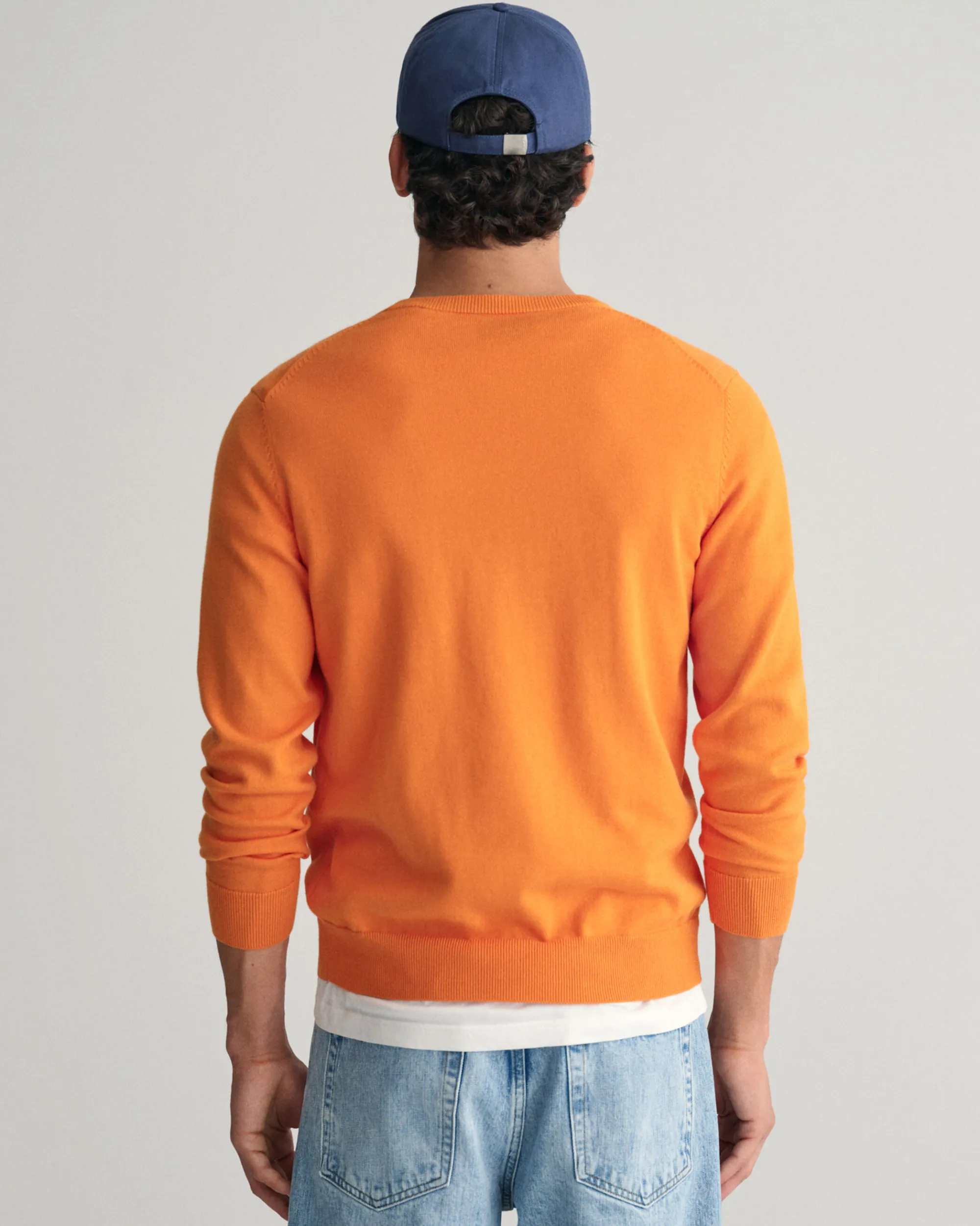 Classic Cotton V-Neck Sweater