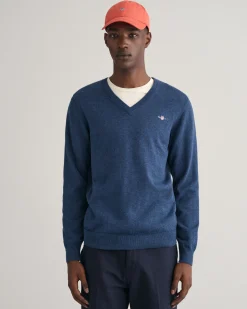 Classic Cotton V-Neck Sweater