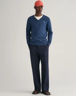 Classic Cotton V-Neck Sweater