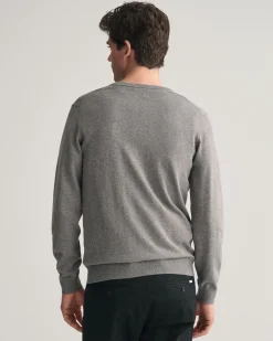 Classic Cotton V-Neck Sweater