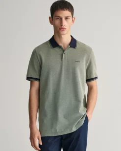 4-Color Oxford Piqué Polo Shirt