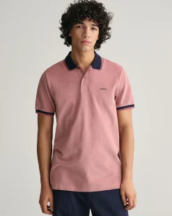 4-Color Oxford Piqué Polo Shirt