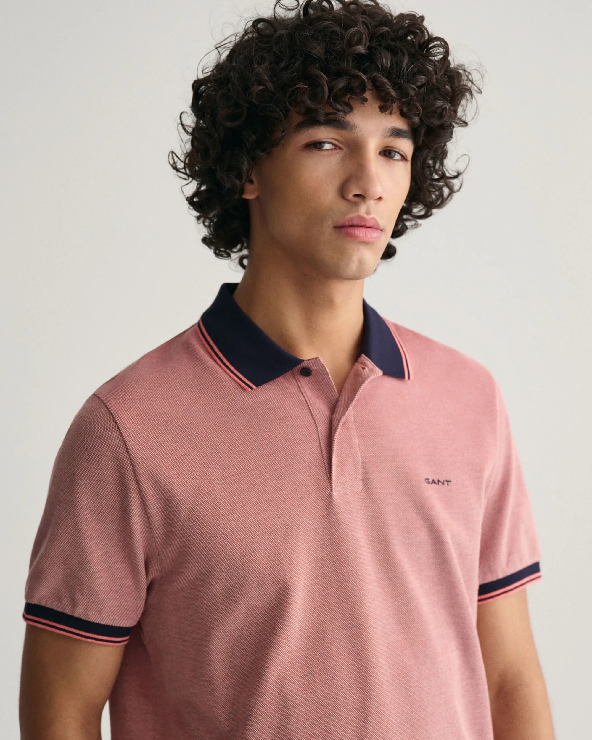 4-Color Oxford Piqué Polo Shirt