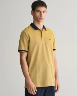 4-Color Oxford Piqué Polo Shirt