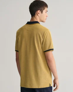 4-Color Oxford Piqué Polo Shirt