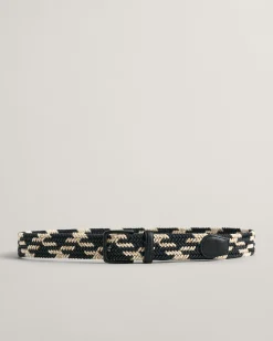 Contrast Braided Elastic Belt