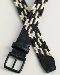 Contrast Braided Elastic Belt
