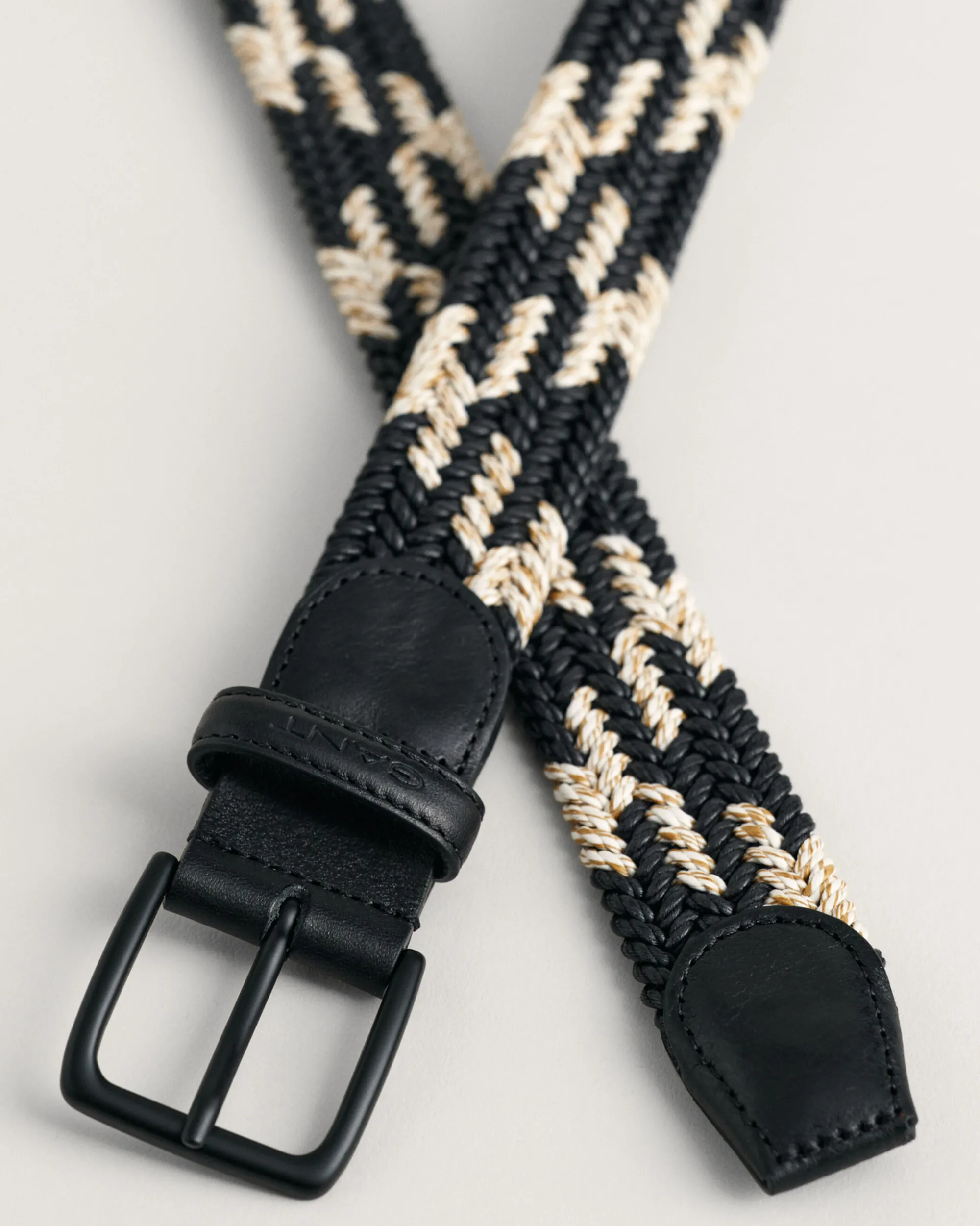 Contrast Braided Elastic Belt