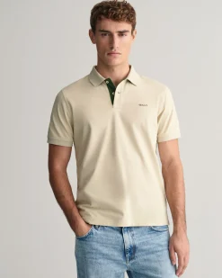 Contrast Piqué Polo Shirt