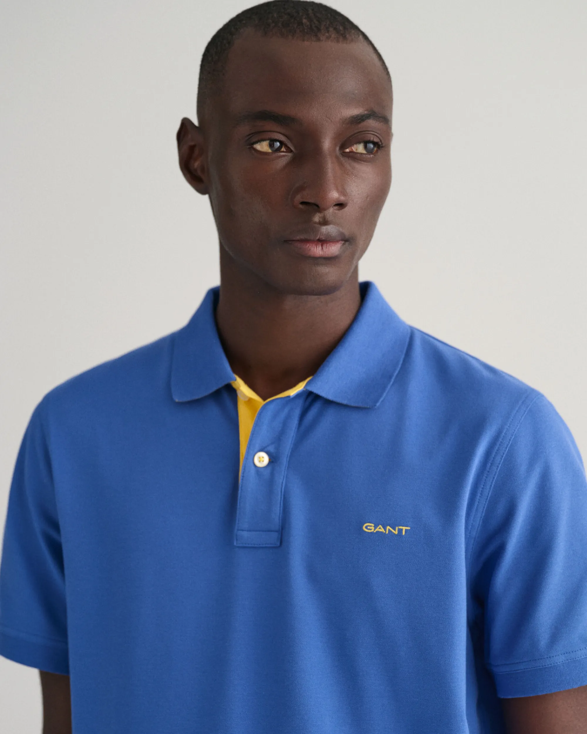 Contrast Piqué Polo Shirt