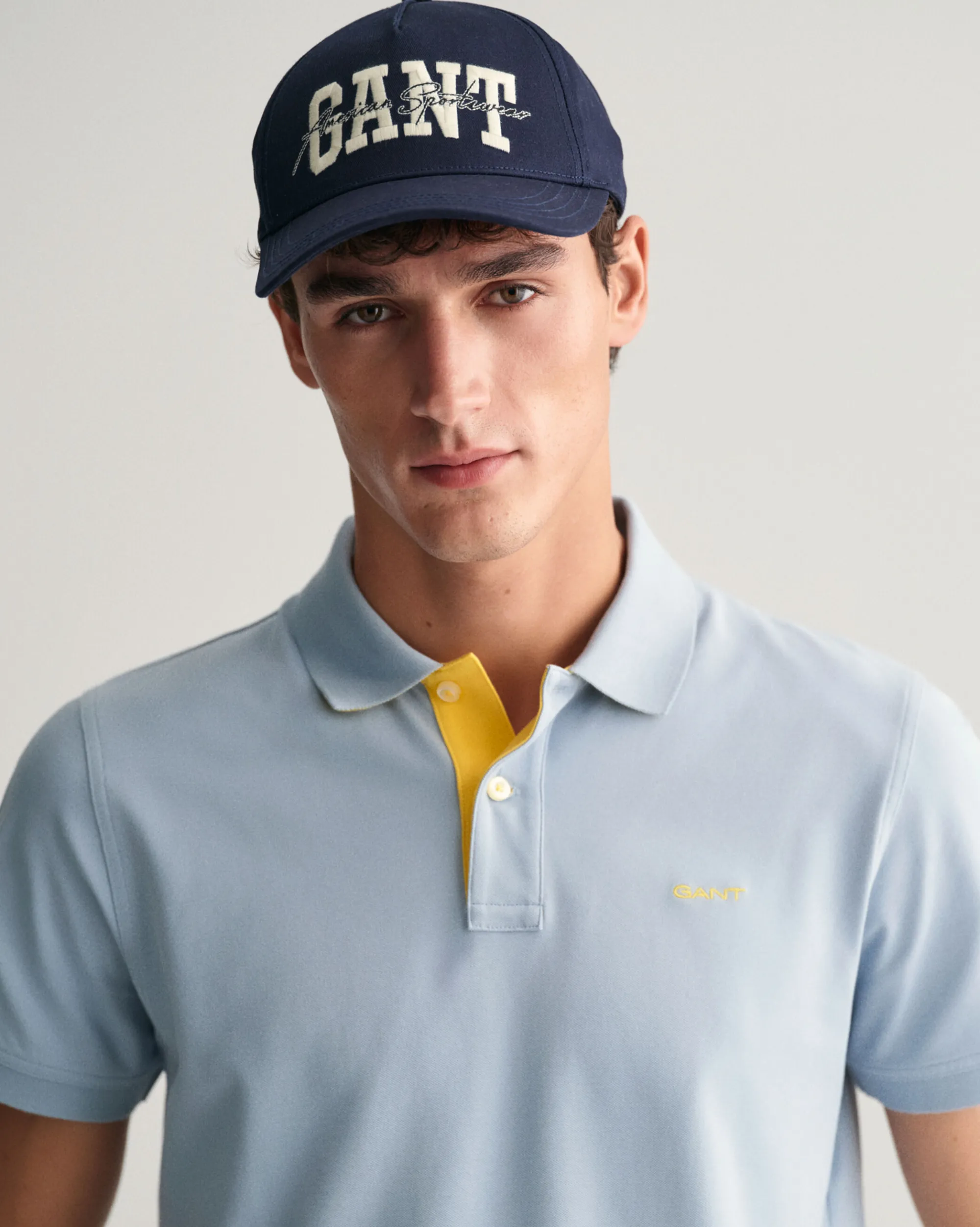 Contrast Piqué Polo Shirt