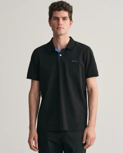Contrast Piqué Polo Shirt