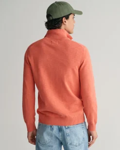 Cotton Flamme Half-Zip Sweater
