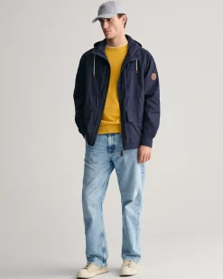 Cotton Piqué Crew Neck Sweater