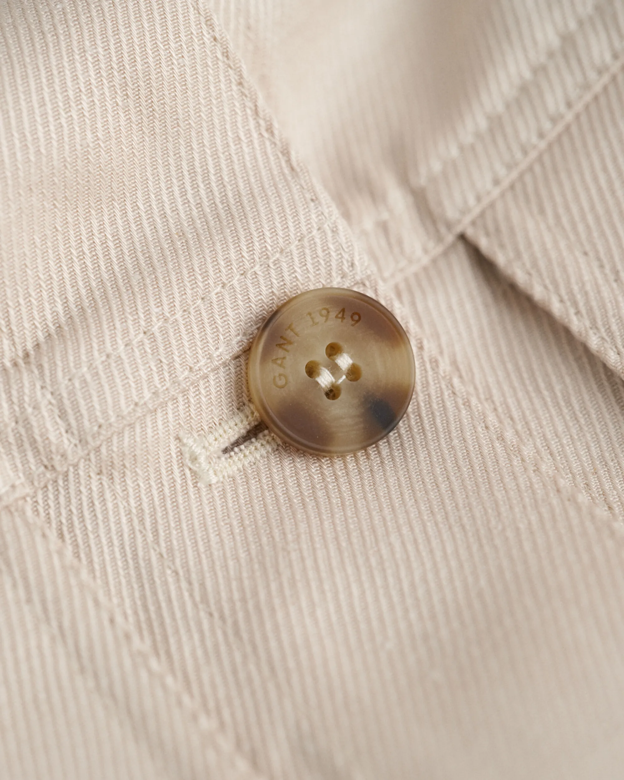 Cropped Linen Blend Jacket