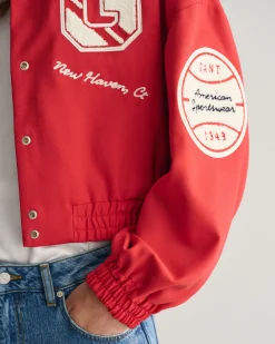 Cropped Varsity Jacket