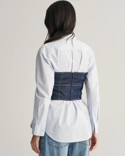 Denim Bustier Top