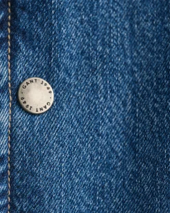 Denim Varsity Jacket
