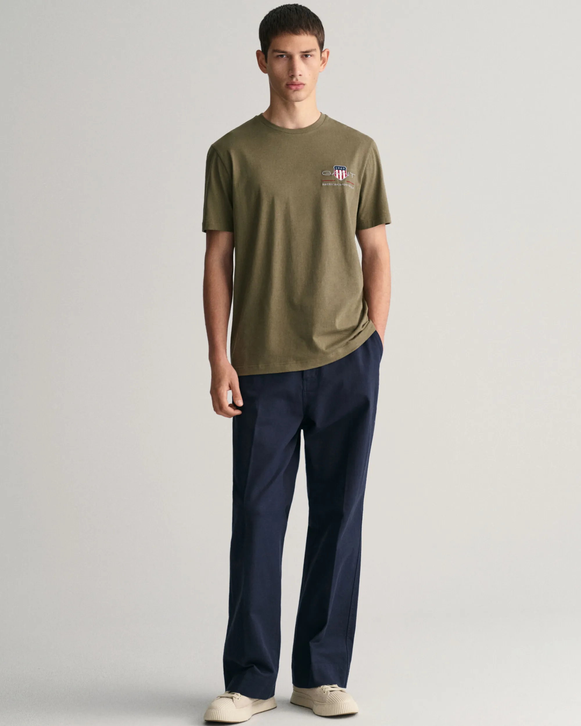 Embroidered Archive Shield T-Shirt