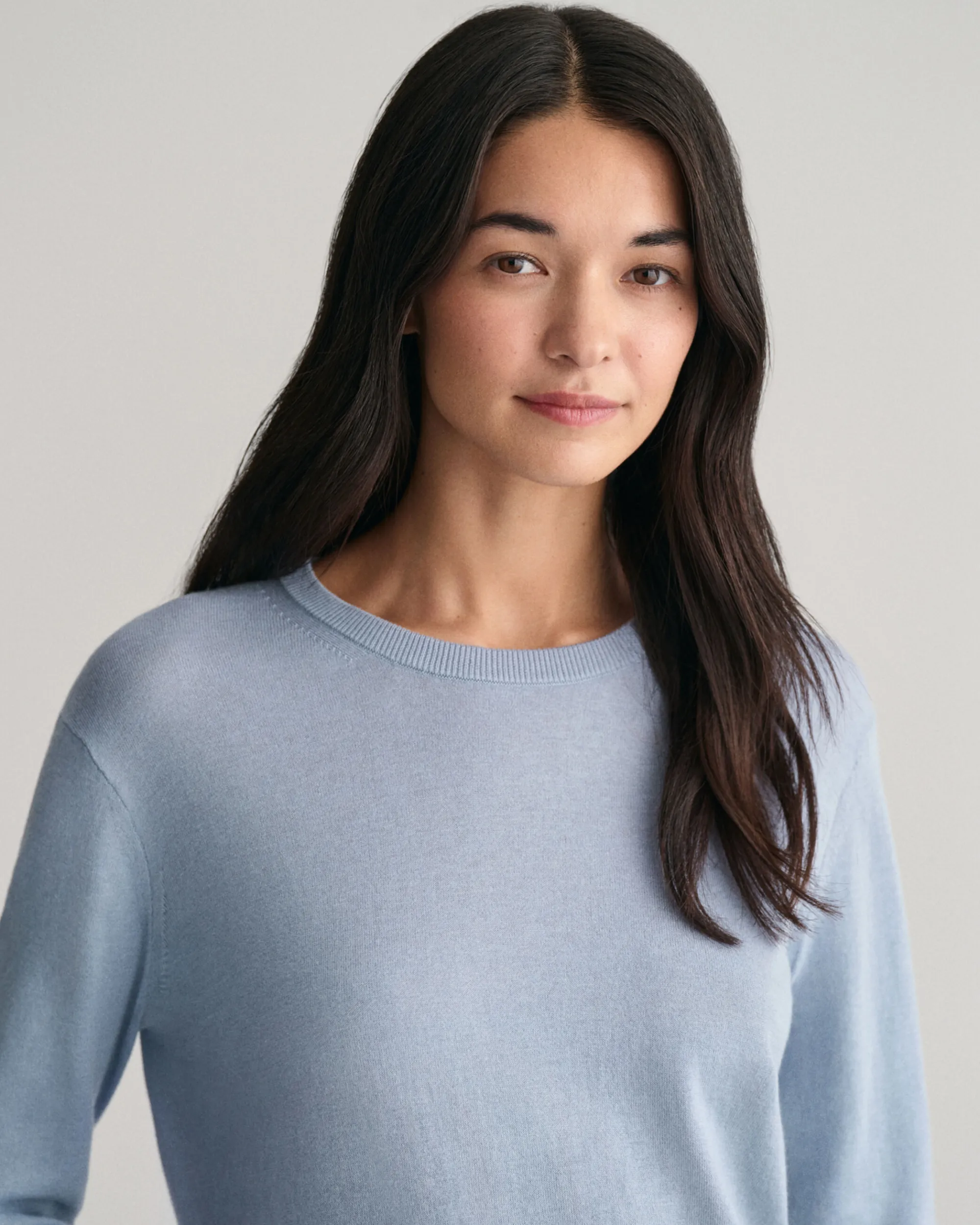 Fine Knit Crew Neck Sweater