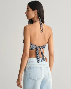 G Patterned Bandeau Top