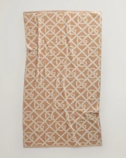 G Patterned Beach Towel