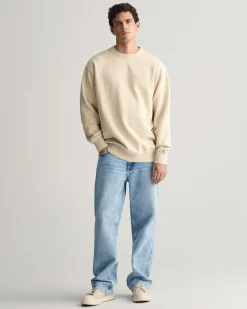 GANT Logo Crew Neck Sweatshirt