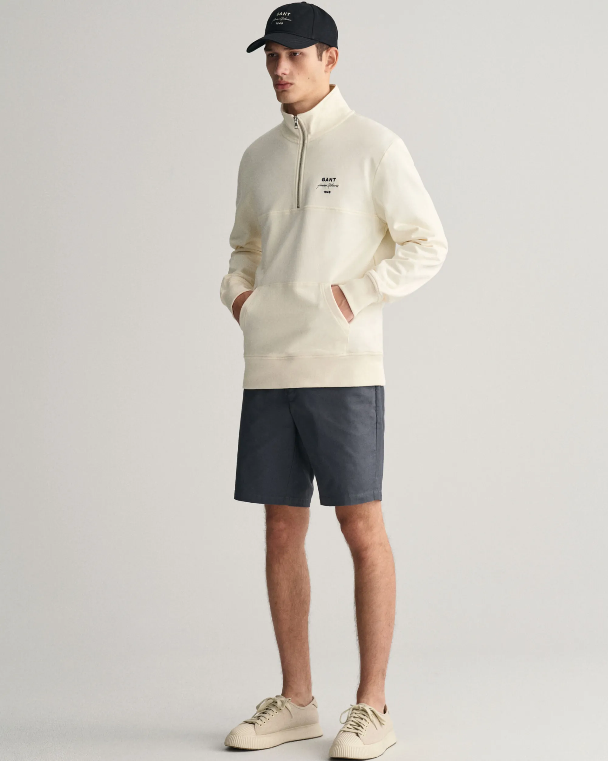 GANT Script Graphic Half-Zip Sweatshirt