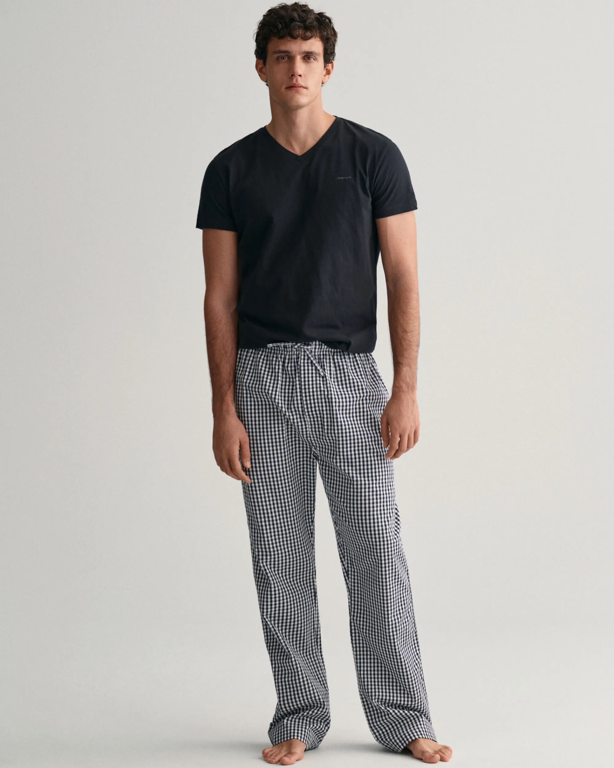 Gingham Checked Pajama Pants